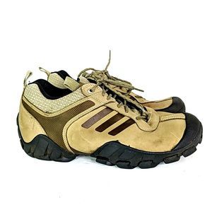 Adidas Khaki Brown KARTAYA Outdoor Hiking Shoe Boot Men 7 Women 9